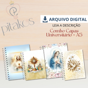 MP – Combo Capas Diversas Universitário + A5 - Pitakos