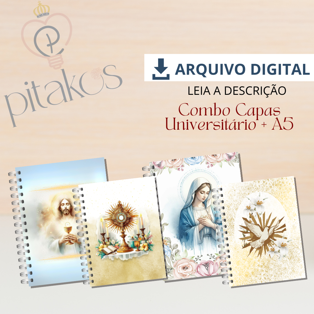 MP – Combo Capas Diversas Universitário + A5 - Pitakos