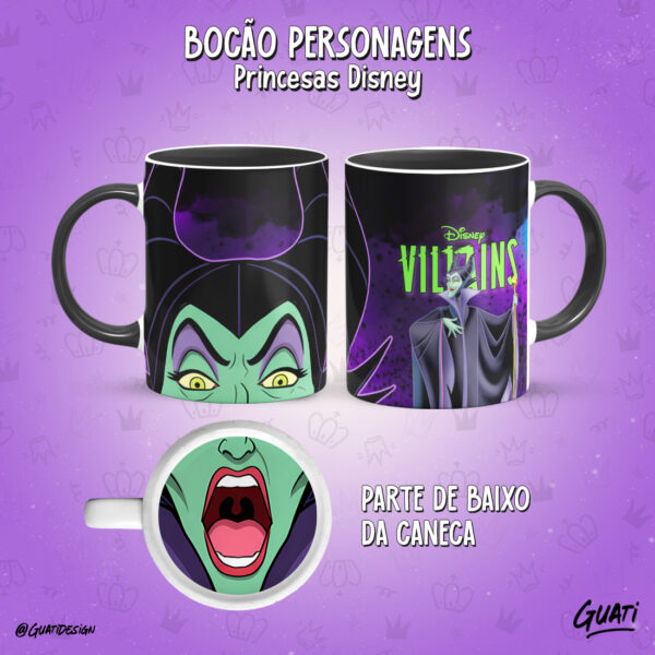 Bocão Princesas – Artes para Caneca - Imagem 3
