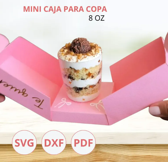 Molde de Caixa para Copo