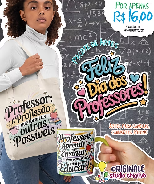 Mini Pack Dia dos Professores – Frases Inspiradoras (Originale)
