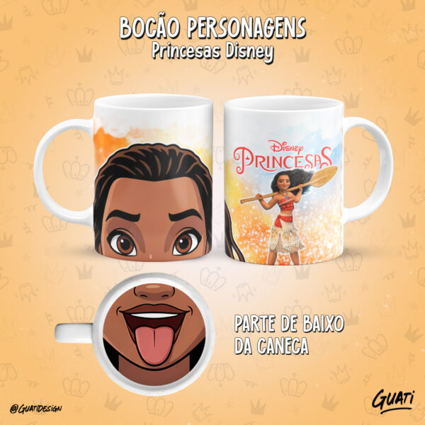 Bocão Princesas – Artes para Caneca - Imagem 8