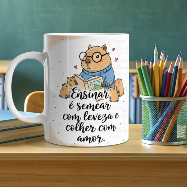 Capivarinhas Professores 2025 (Caneca Criativa) - Imagem 17
