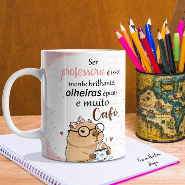 Capivarinhas Professores 2025 (Caneca Criativa) - Imagem 7