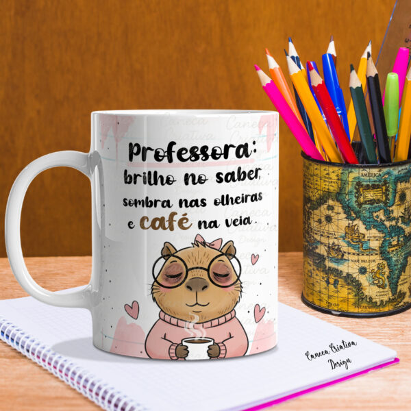 Capivarinhas Professores 2025 (Caneca Criativa) - Imagem 5