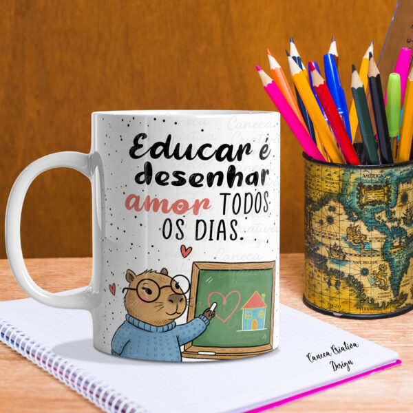 Capivarinhas Professores 2025 (Caneca Criativa) - Imagem 3