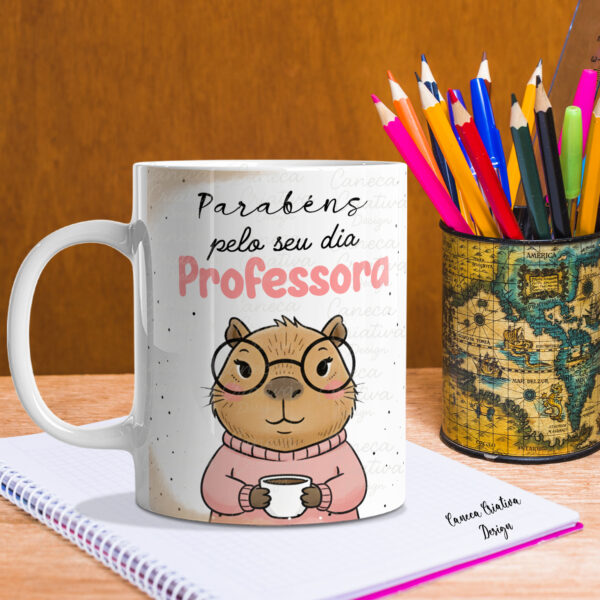 Capivarinhas Professores 2025 (Caneca Criativa) - Imagem 2
