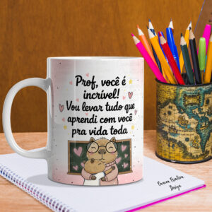 Capivarinhas Professores 2025 (Caneca Criativa)