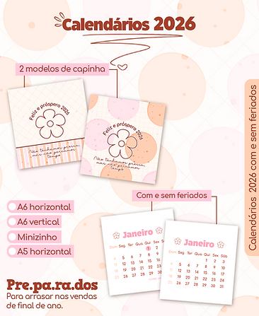 Calendários 2026 (Metamopaper)