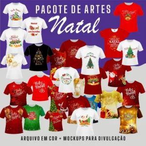 Artes Camisetas Sublimação – Natal