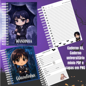 Wandinha – Kit Escolar