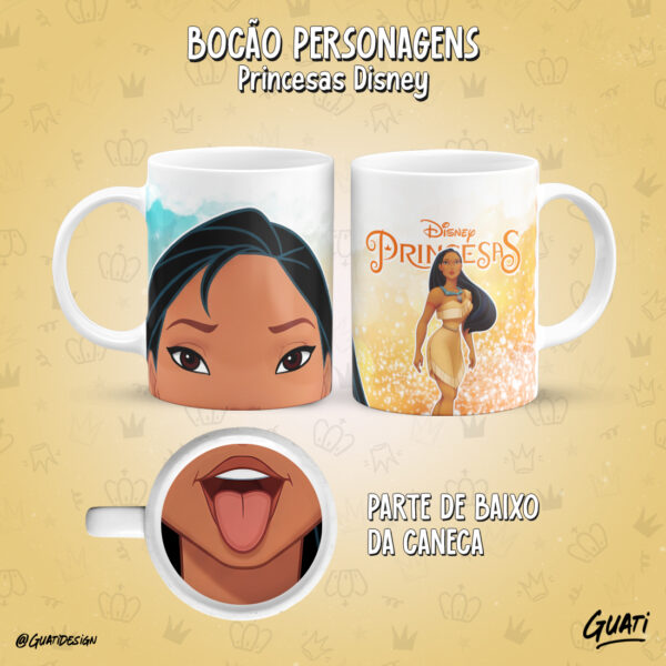 Bocão Princesas – Artes para Caneca - Imagem 6