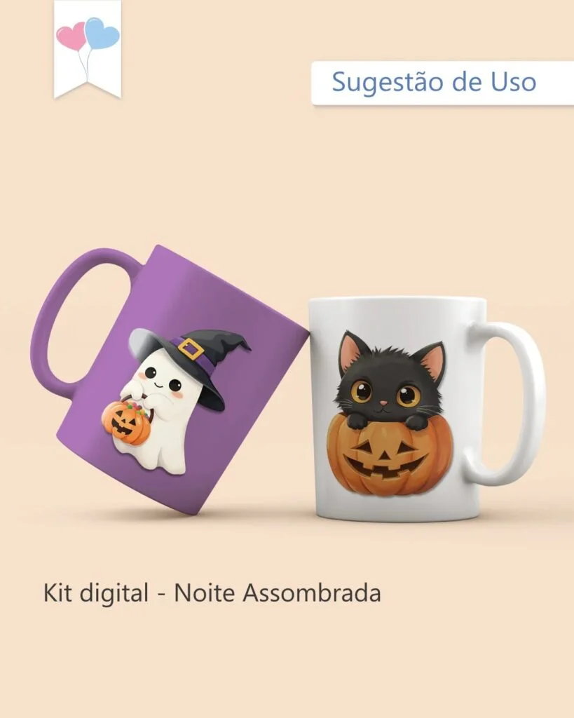 Noite Assombrada - kit digital - Imagem 3