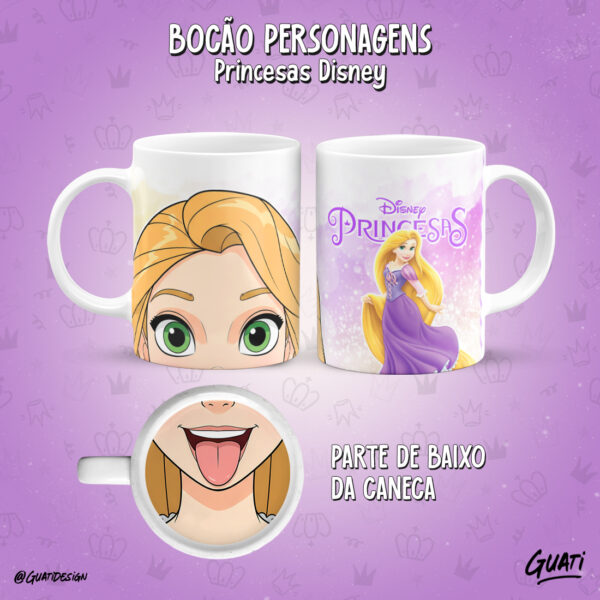 Bocão Princesas – Artes para Caneca - Imagem 5