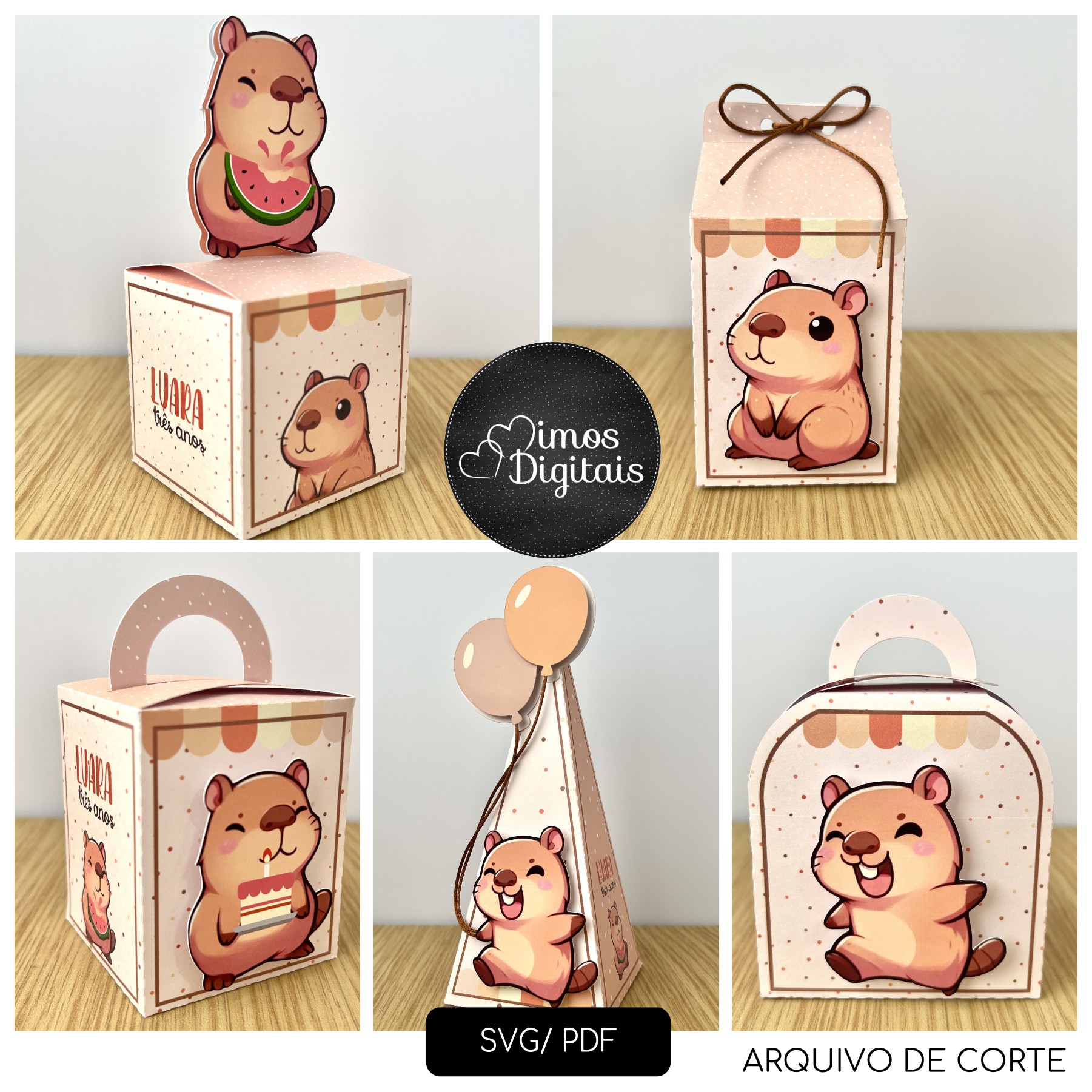 Capivara - Kit Festa Pronta