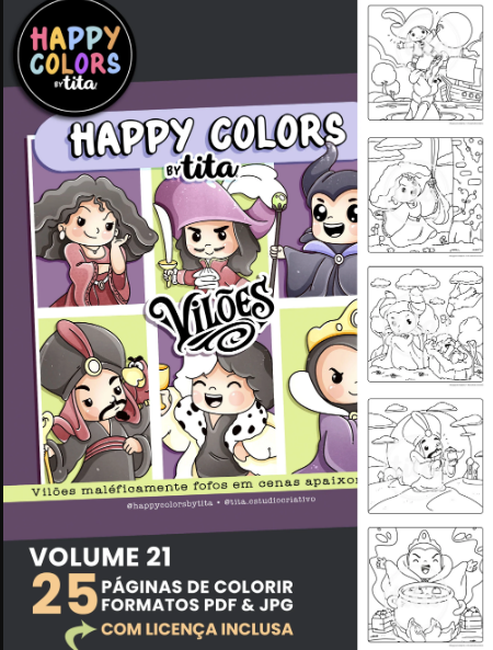 Happy Colors – Vol 21 – Vilões (Tita)