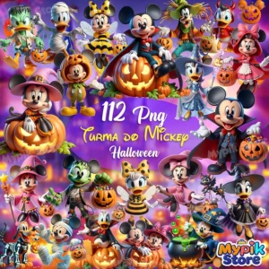 Turma do Mickey Halloween – Kit Digital