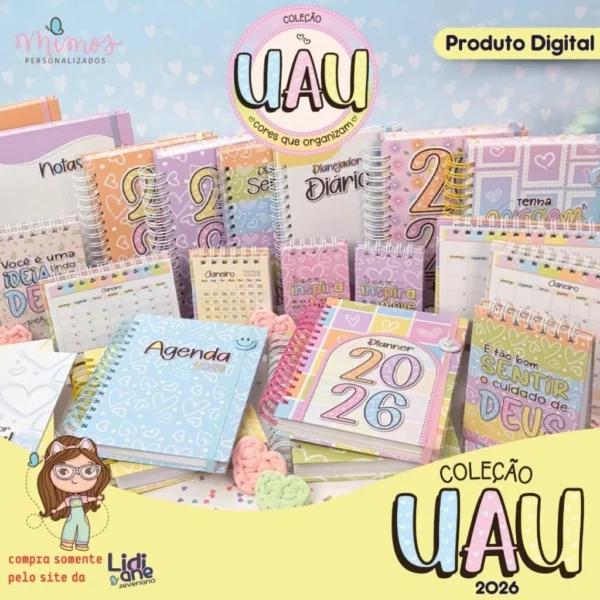 COMBO – Coleção UAU 2026 (Mimos Personalizados) - Imagem 13