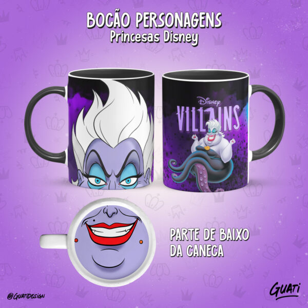 Bocão Princesas – Artes para Caneca - Imagem 2