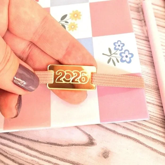 Agenda A5 – 2026 Miolos Datada e Permanente – 1DPP Floral Cute (Cute Corte) - Imagem 4