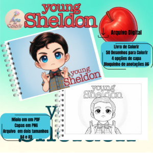 Young Sheldon – Livro de Colorir