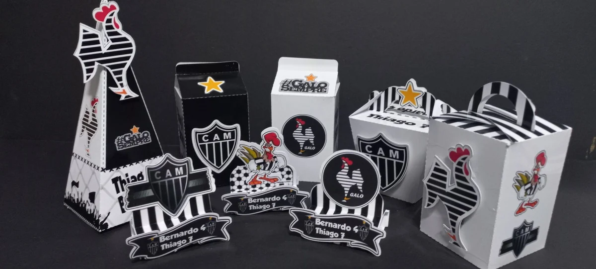 Atlético Mineiro Galo Doido – Kit Festa Pronta