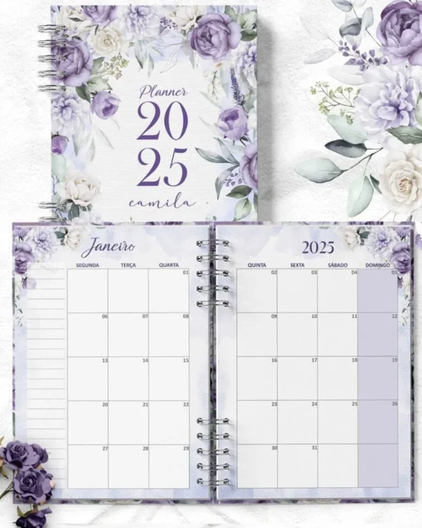 Planner 2026 Coleção Violeta (Bicho Papel) - Imagem 6