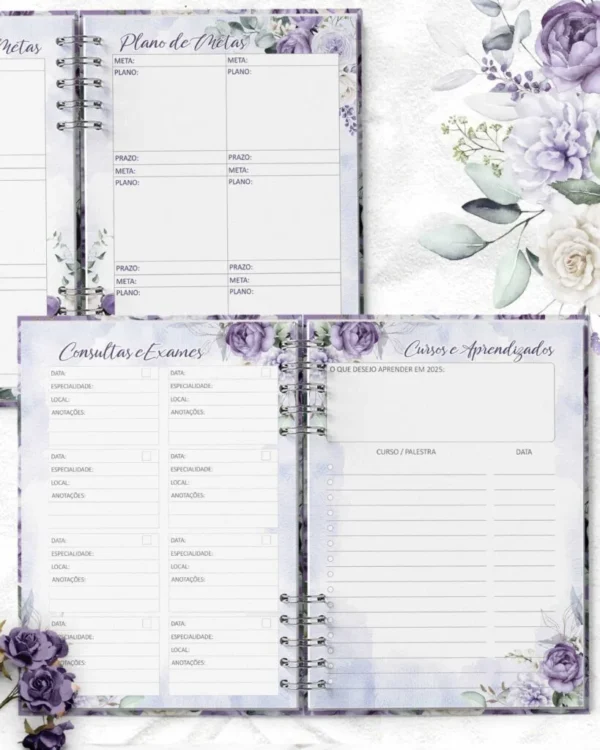 Planner 2026 Coleção Violeta (Bicho Papel) - Imagem 4