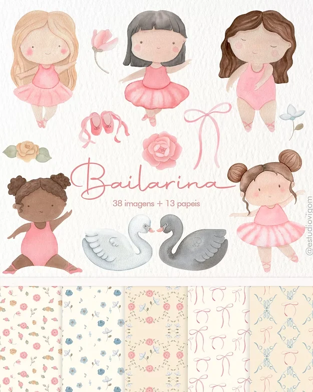 Bailarina – Kit Digital