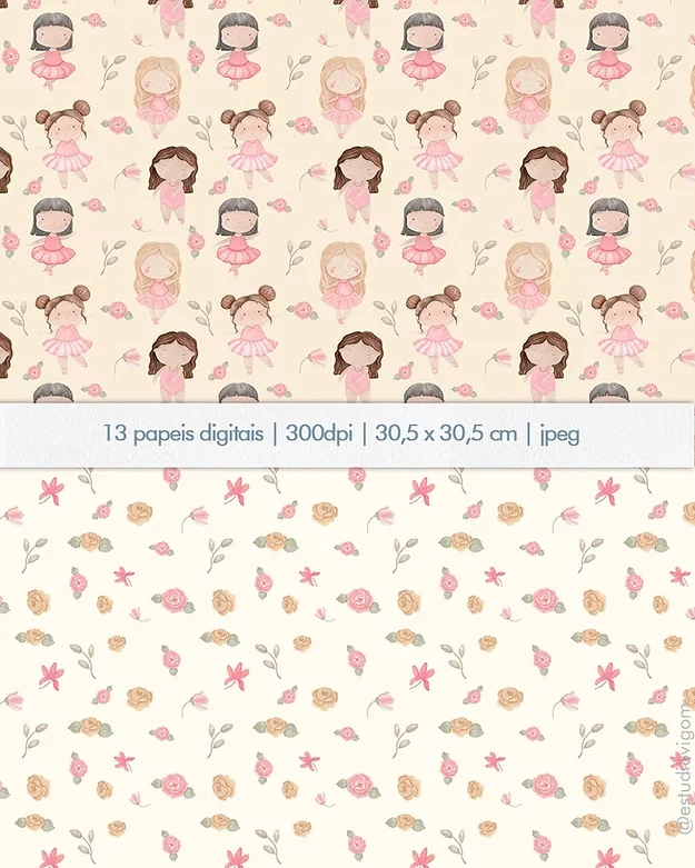Bailarina – Kit Digital - Imagem 7
