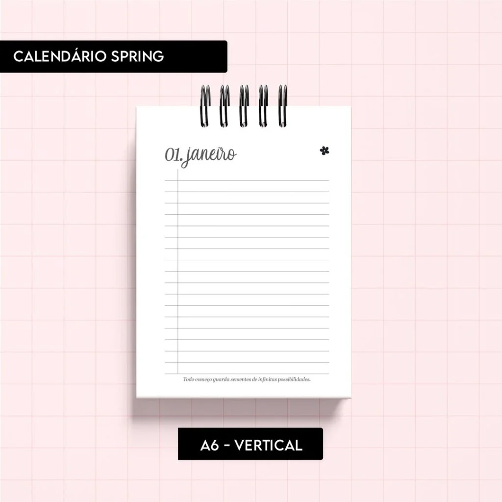 Calendário Spring 2026 (Trilha de Papel) - Imagem 32