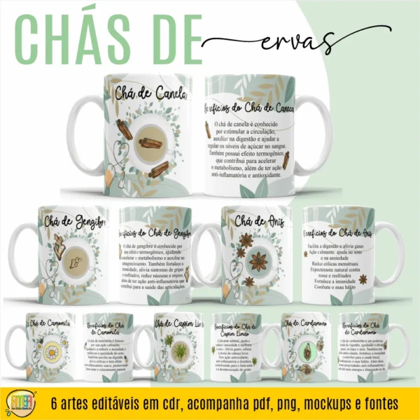 Chás – Artes para Canecas (Yukina)