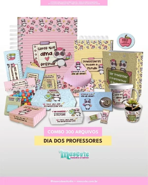 COMBO 300 ARQUIVOS | DIA DOS PROFESSORES - Mascute