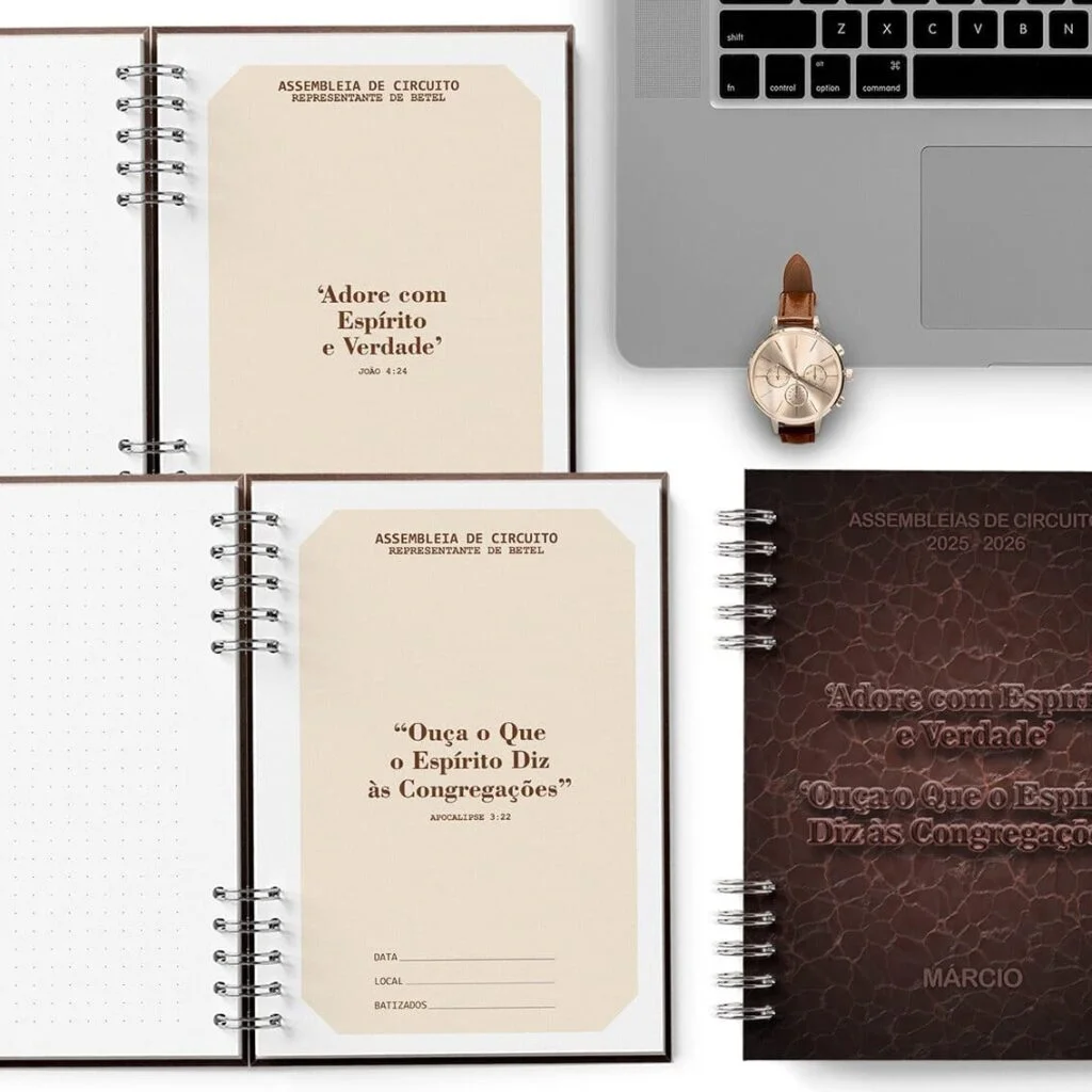 Caderno Assembleias Circuito 2025 e 2026 COM OS TEMAS MASCULINO (Bicho Papel) - Imagem 6