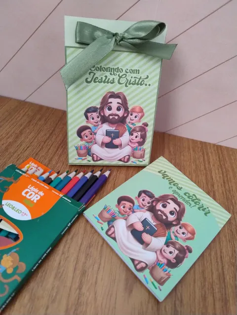 Colorindo e Aprendendo – Guarda Lapis de Cor + Livrinho de Colorir - Imagem 4