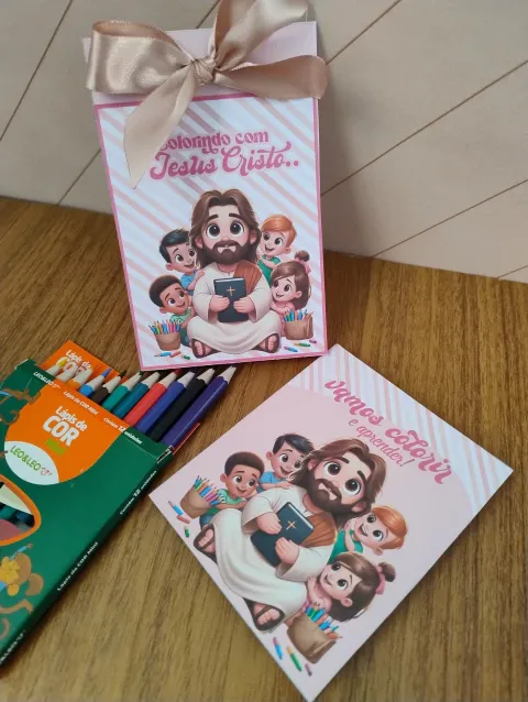 Colorindo e Aprendendo – Guarda Lapis de Cor + Livrinho de Colorir - Imagem 2