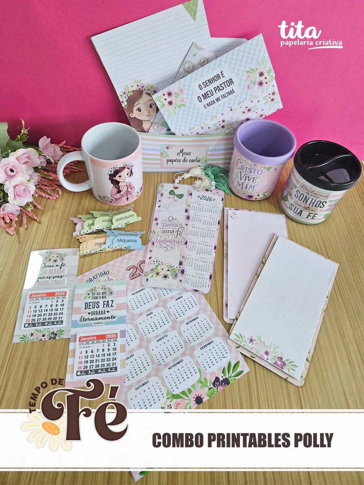 Tempo de Fé – Printables Polly (Tita) - Imagem 2