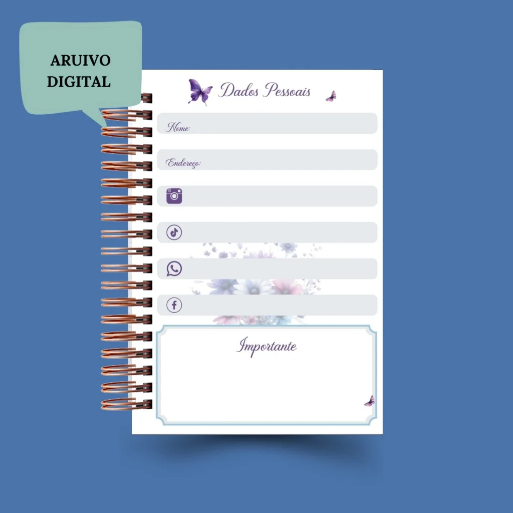 Pac Agendas 2026: Coleção Butterfly (Lê Poly) - Imagem 8