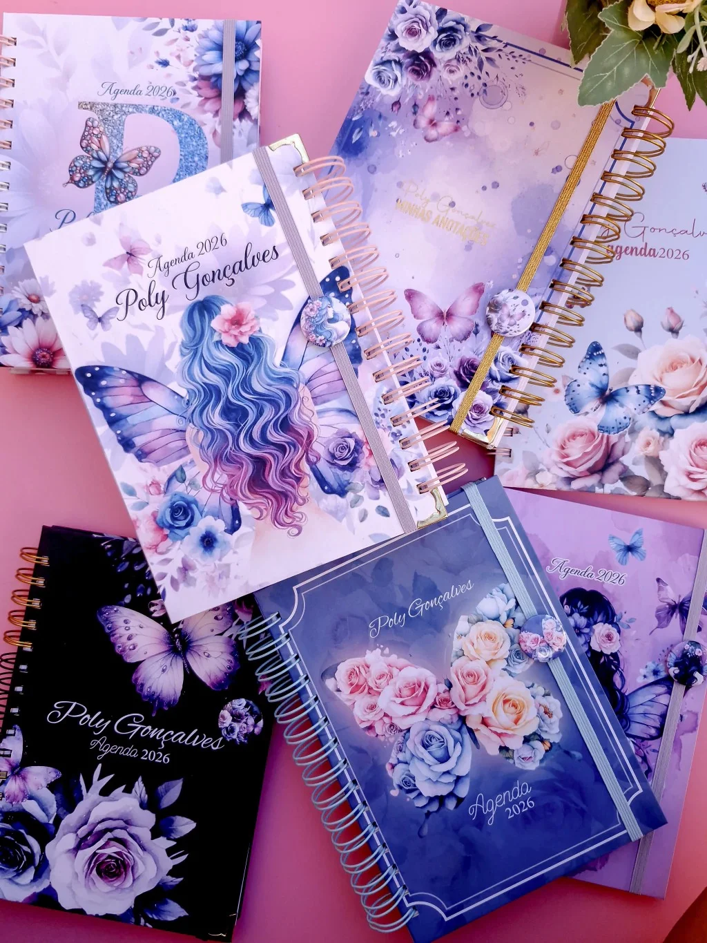 Pac Agendas 2026: Coleção Butterfly (Lê Poly)