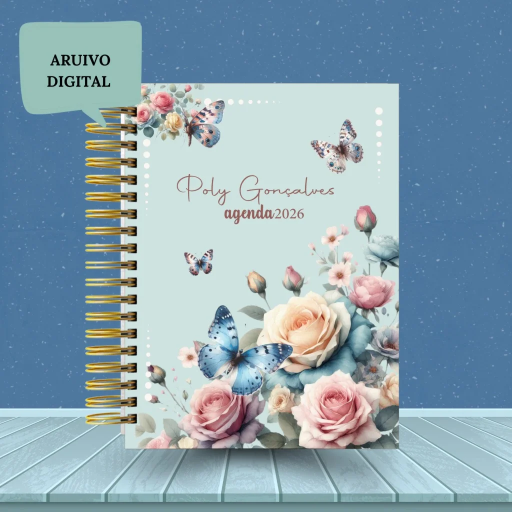 Pac Agendas 2026: Coleção Butterfly (Lê Poly) - Imagem 17