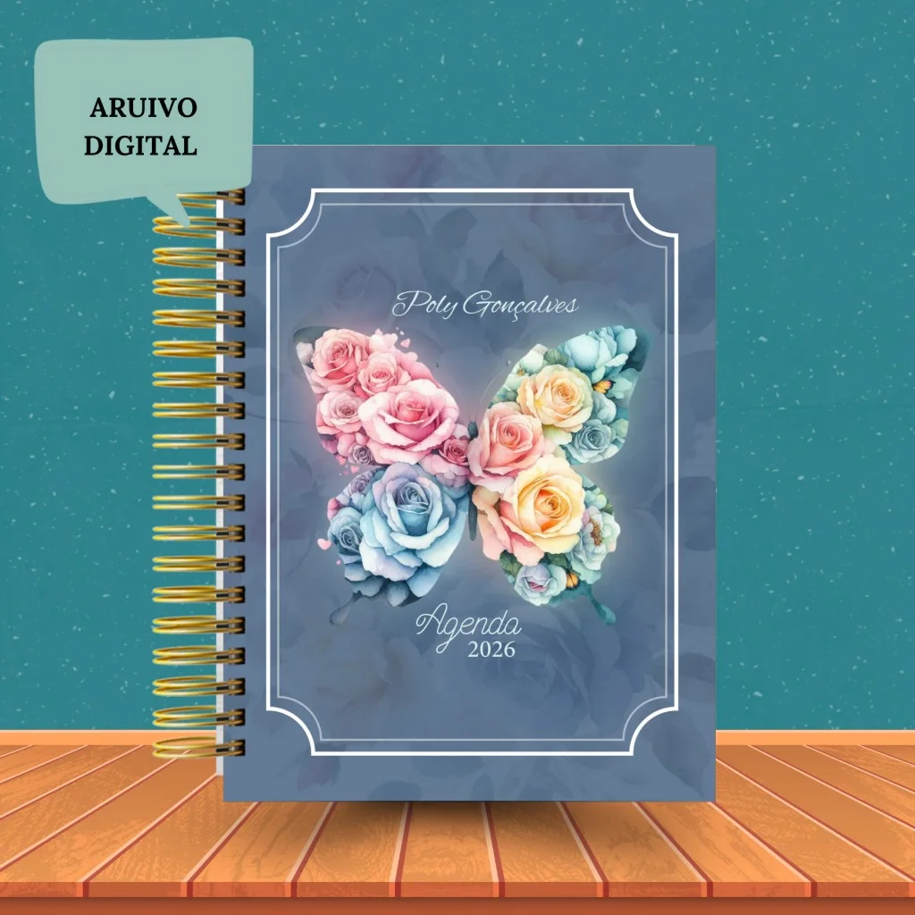 Pac Agendas 2026: Coleção Butterfly (Lê Poly) - Imagem 16