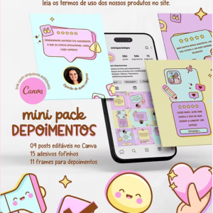 Pack Depoimentos - Charme papeteria