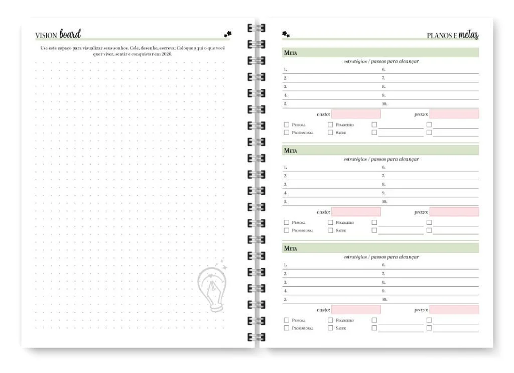 Planner Spring 2026 (Trilha de Papel) - Imagem 12