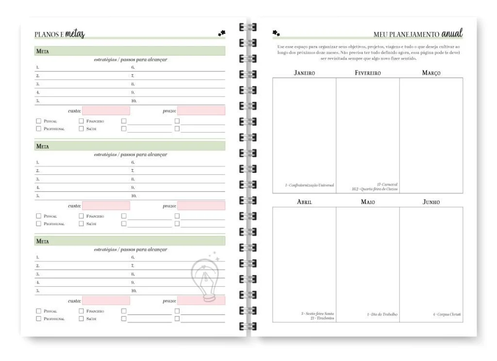 Planner Spring 2026 (Trilha de Papel) - Imagem 11