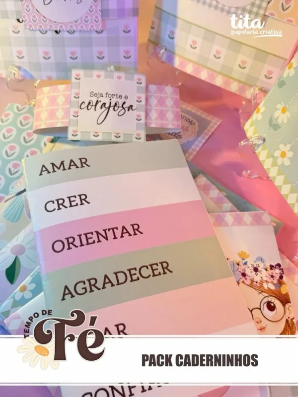Tempo de Fé – Pack Caderninhos (Tita) - Imagem 3