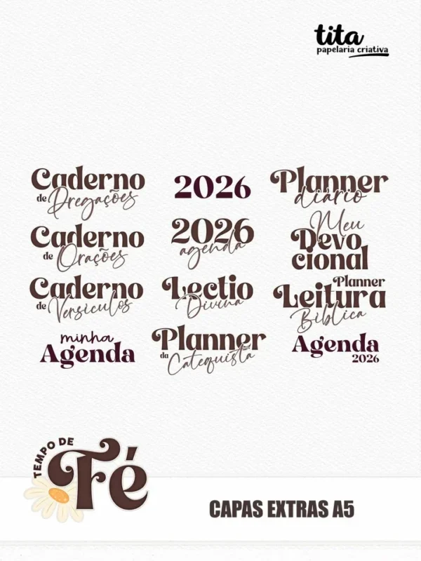 Tempo de Fé – Capas Extras A5 (Tita) - Imagem 4