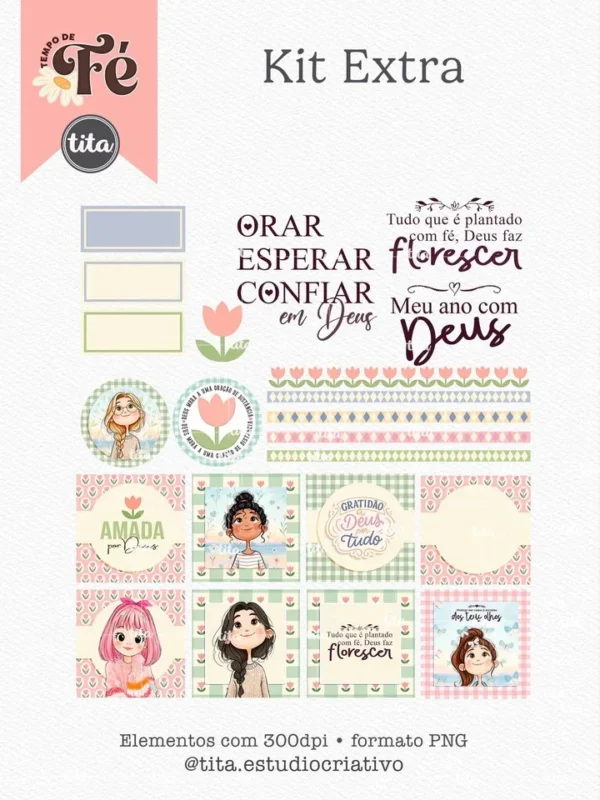 Tempo de Fé – Capas Extras A5 (Tita) - Imagem 2
