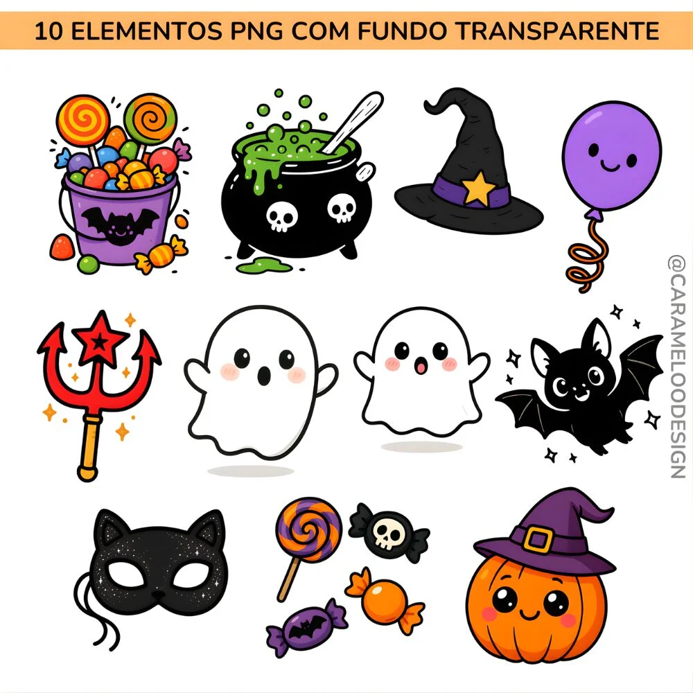 Capivaras Hallloween – Kit Digital - Imagem 4
