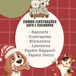 Natal Pets – Combo Cachorro+Gato (Tita)