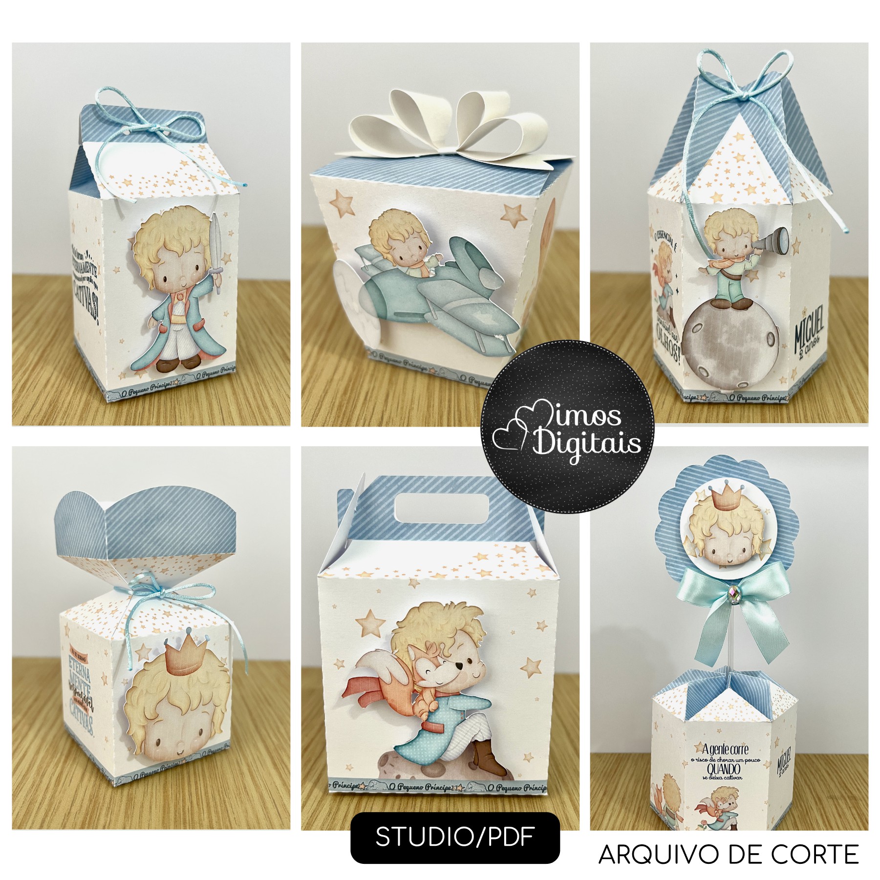 PEQUENO PRINCIPE AQUARELA - Kit Festa Pronta